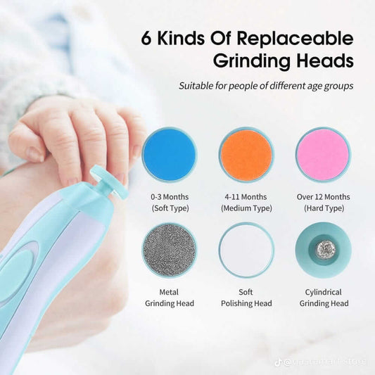 Premium Electric Baby Nail Trimmer – Safe, Silent & Gentle Nail Care